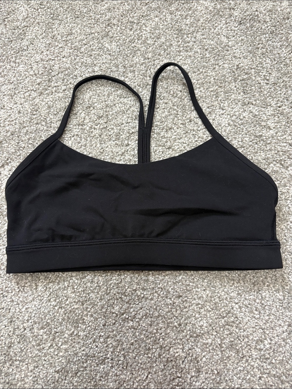 Lululemon Flow Y Bra Nulu *Light Support, A–C Cups In Black